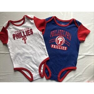 Philadelphia Phillies 2 Piece Girl Boys Baby Bodysuit Romper Creeper Infant 18 M